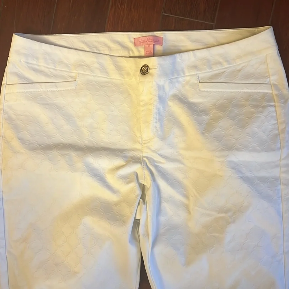 Lilly Pulitzer 29” Kelly‎ Textured Ankle Length Pant - Picture 8 of 12